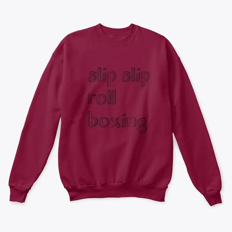 slip roll boxing hoodie