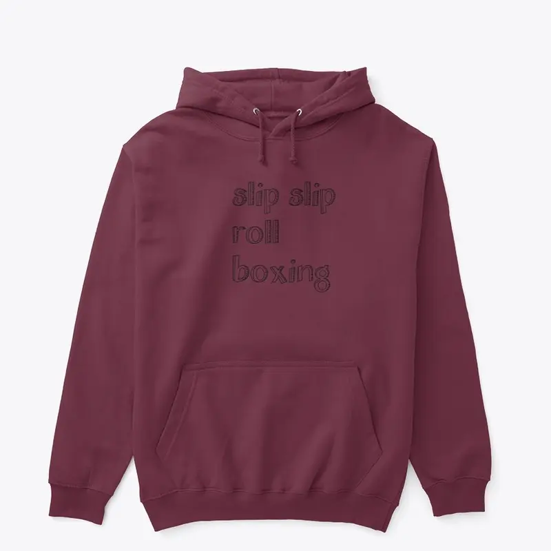 slip roll boxing hoodie